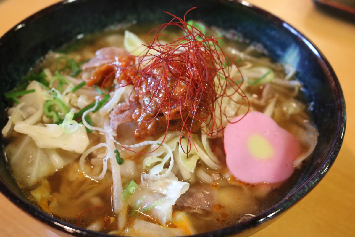 孔子味噌を使った、肉みそうどん