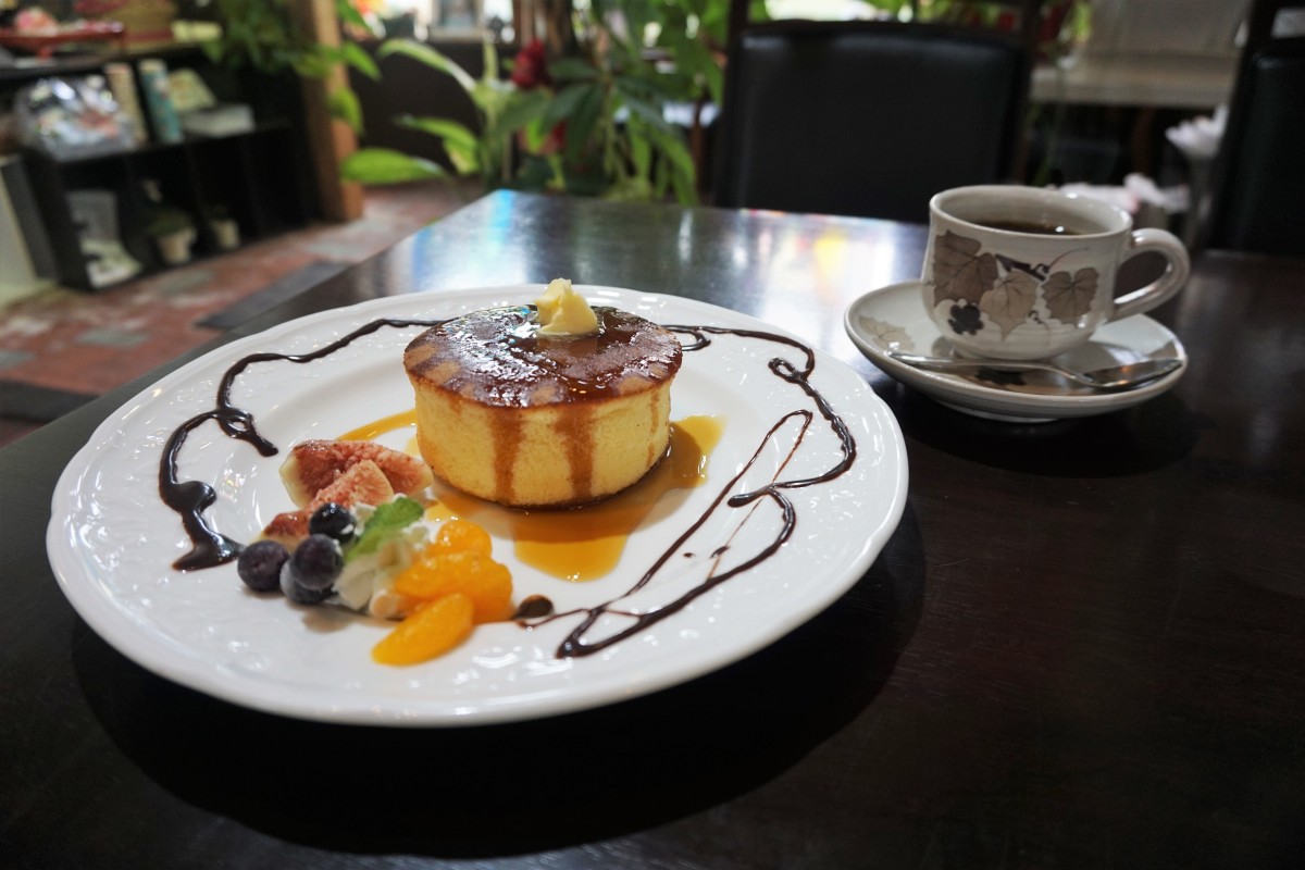 人気の厚焼きパンケーキ