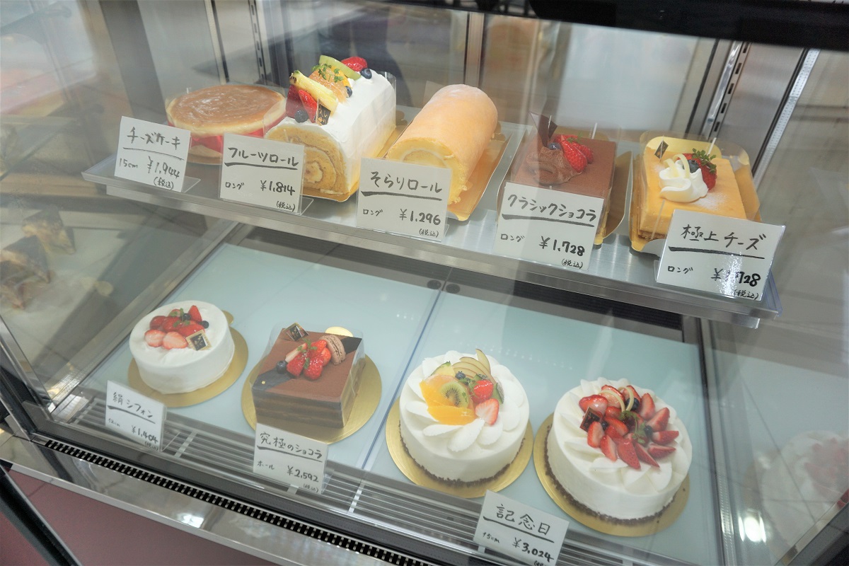 タルト以外の生ケーキもあります！