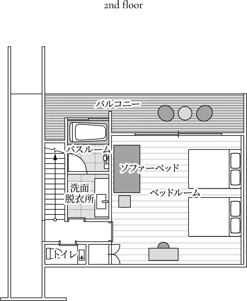 屋内2Fフロアレイアウト